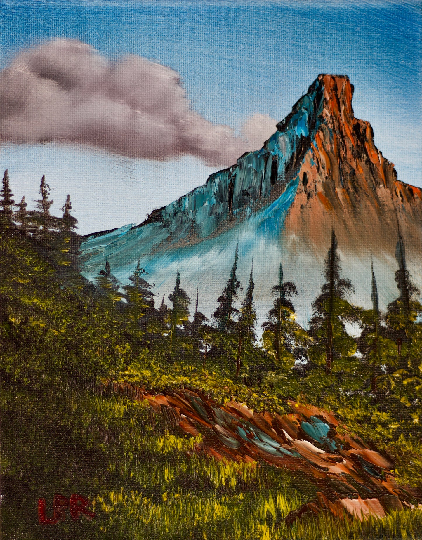 Clouds and Peak 8x10