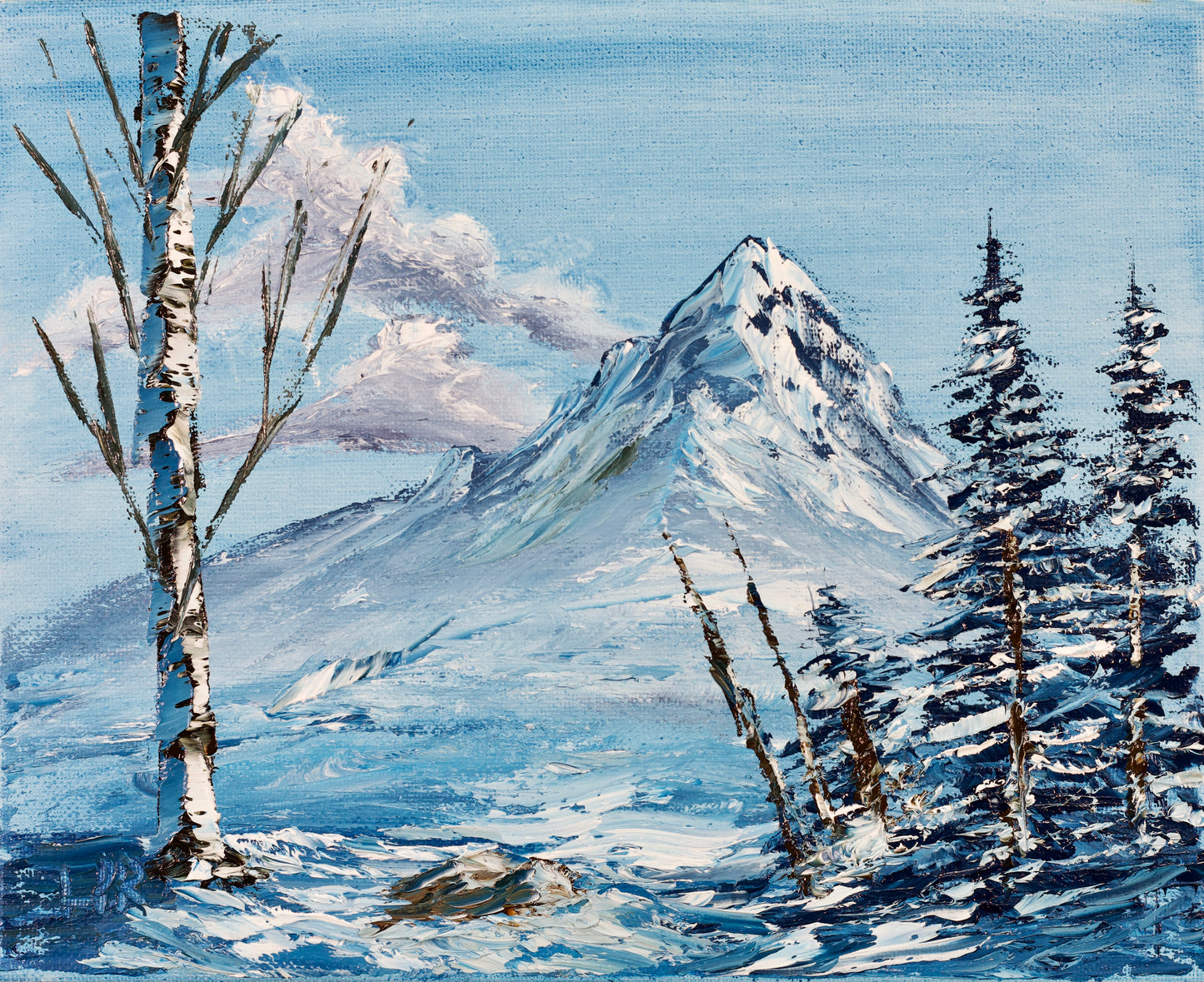 Palette Knife in Winter 8x10