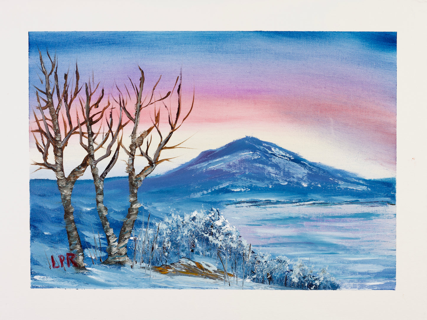 Winter Sky 9x12