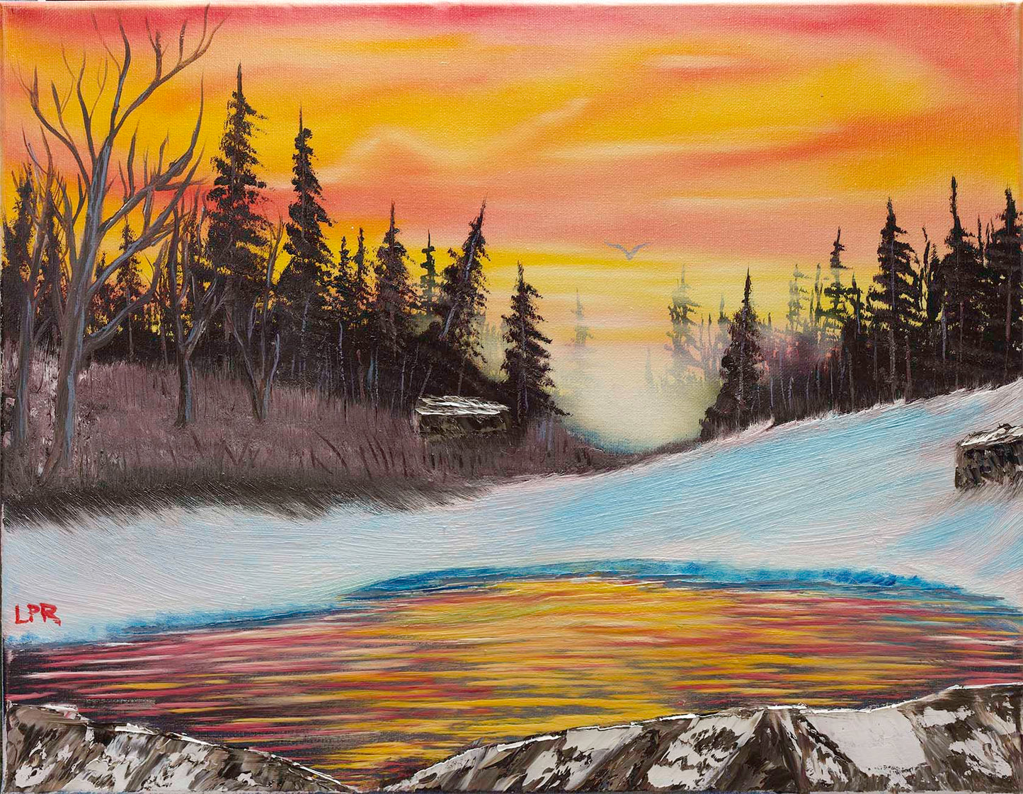 Frozen Pond 16x20